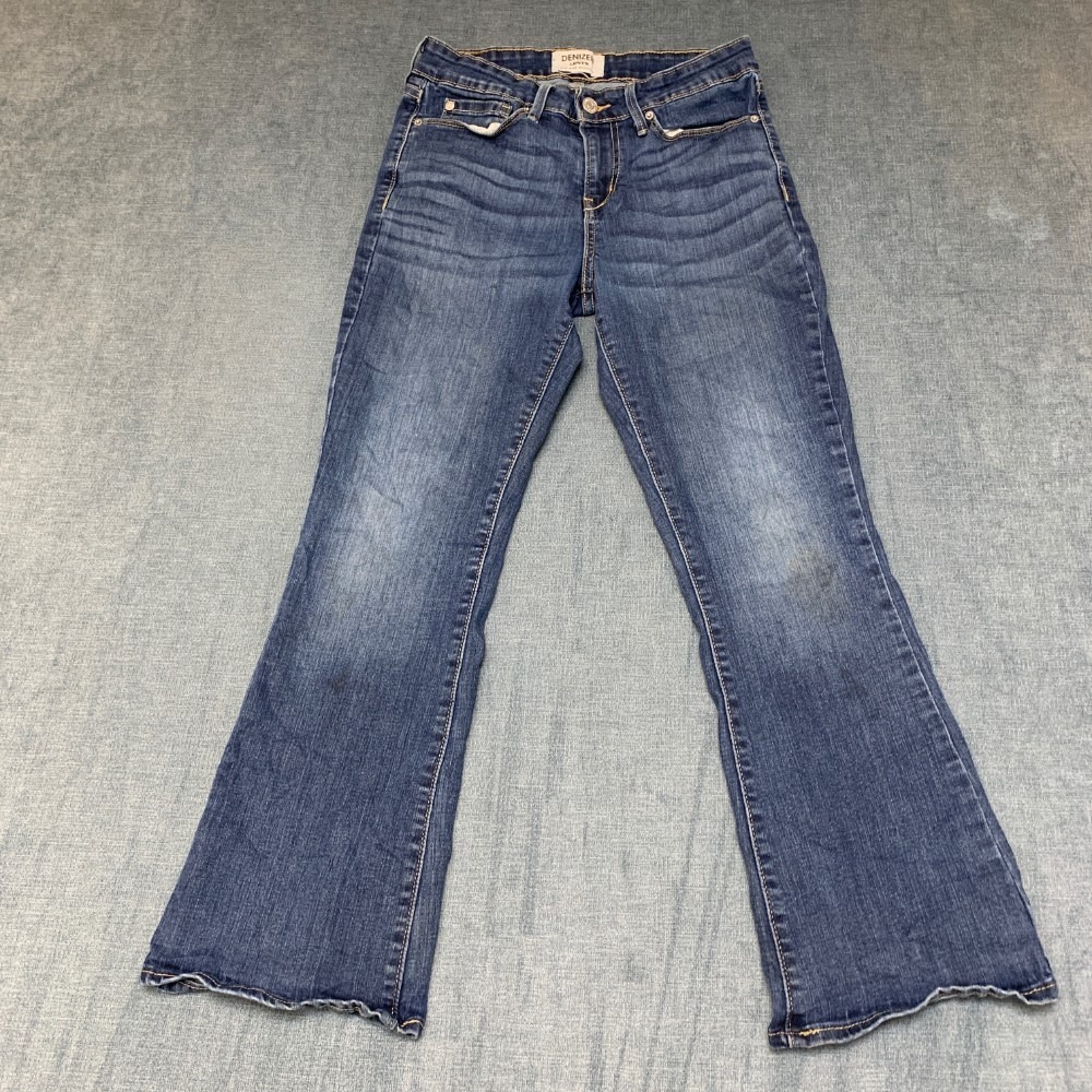 Denizen From Levi's Bootcut Jeans Womens 26 Blue Denim Cotton Mid Rise 5-Pockets